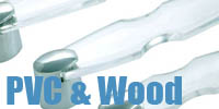 pvc & wood handles